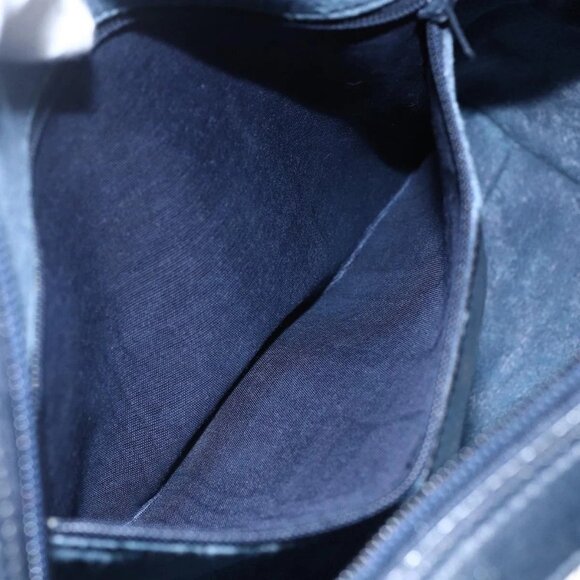 GUCCI GG Supreme Sherry Line Shoulder Bag PVC 2way Navy Gold 010 378 Auth 145988 - Picture 13 of 16